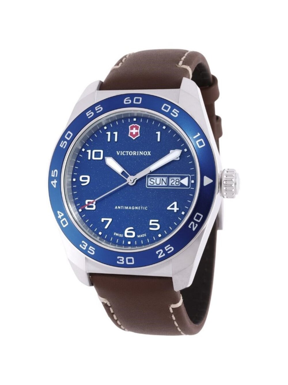 NWT Victorinox Swiss Army Quartz Blue Dial Men's Watch
